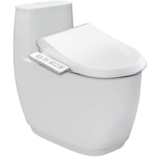 bồn cầu + nắp rửa điện tử AC-1052+CW-H17VN/BW1