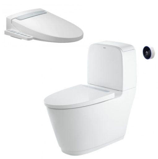 bồn cầu + nắp rửa điện tử ACT-832+CW-H20VN/BW1