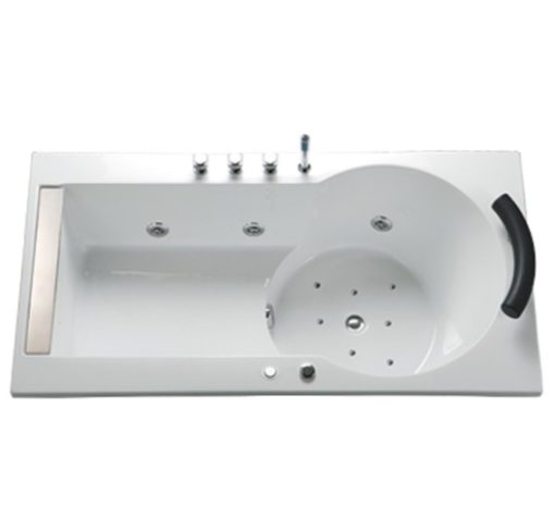 Bồn tắm massage hơi xây không chân-không yếm MT211L(R)AS